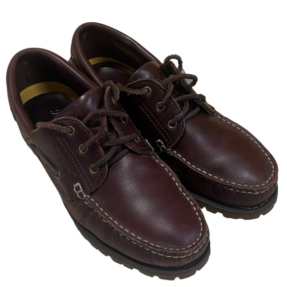 Loafers Shoes Rm Williams Barham Boat Shoes RM Williams Brown Leather  Moccasin Barham Boat Loafers Shoes